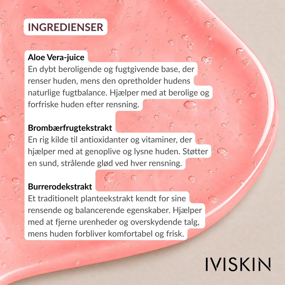 IVISKIN™ Glow Face Wash Ingredienser