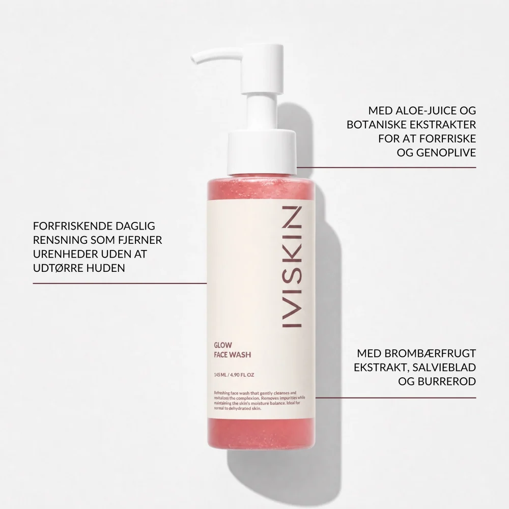glow face wash Iviskin